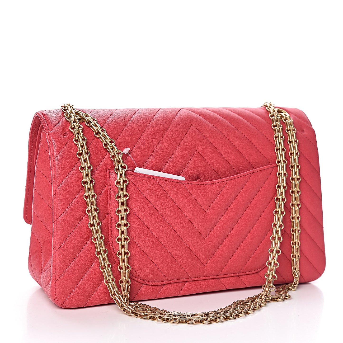 Sheepskin Chevron Quilted 2.55 Reissue 226 Flap Dark Pink