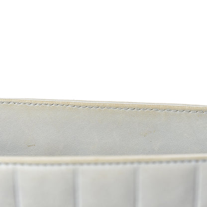 Chanel Lambskin Chocolate Bar Quilted Small Shoulder Bag Light Blue 12 of 24
