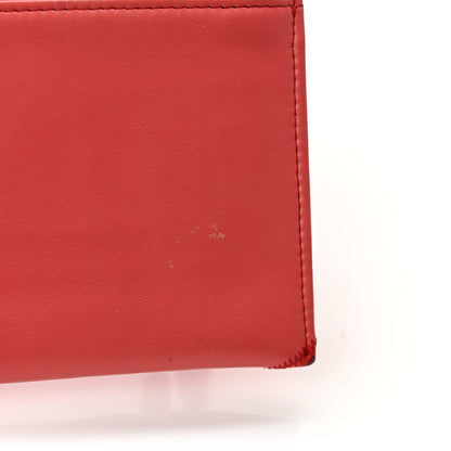 Chanel Lambskin Patchwork CC Tassel Zip Pouch Red Pink 12 of 12