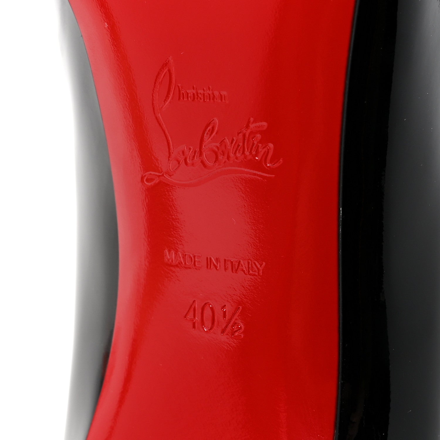 Christian Louboutin Patent So Kate 100 Pumps 40.5 Black 7 of 9