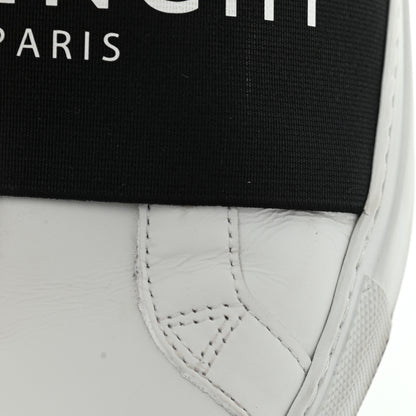 Givenchy Calfskin Band Logo Womens Urban Street Sneakers 39 White Black 10 of 12