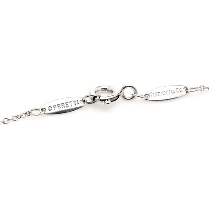 Tiffany Sterling Silver Elsa Peretti Letter A Pendant Necklace 5 of 7