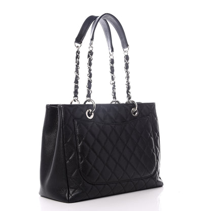 Chanel Caviar Quilted Grand Shopping Tote GST Black 2 of 8