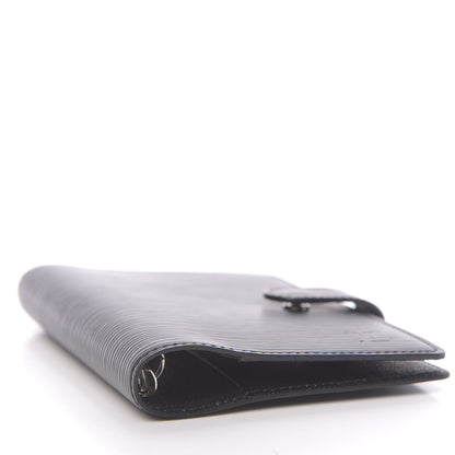 Louis Vuitton Epi Small Ring Agenda Cover Black 4 of 6