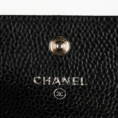 Chanel Caviar Quilted Flap Card Holder Black 6 of 8