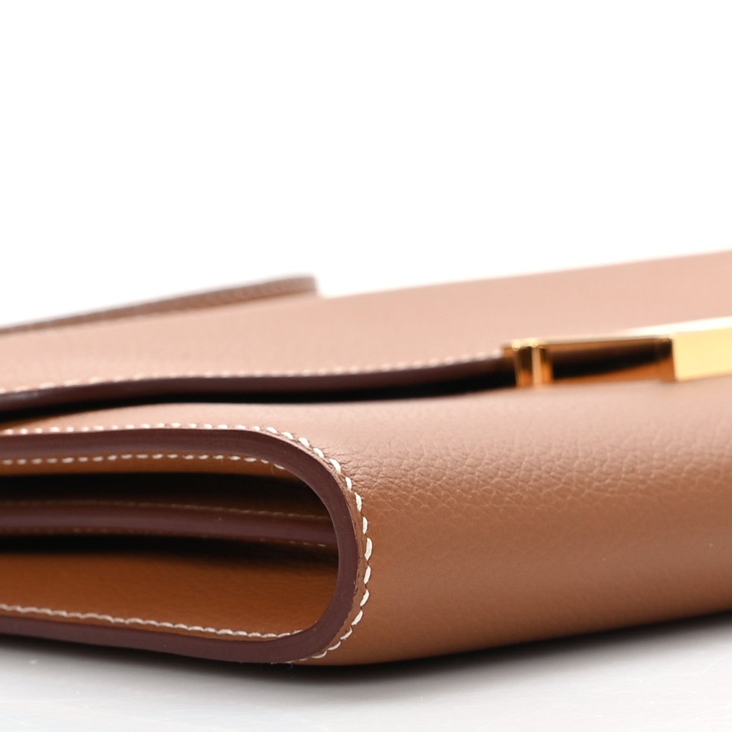 Hermes Evercolor Cavale Constance Long Wallet To Go Gold Multicolor 7 of 9
