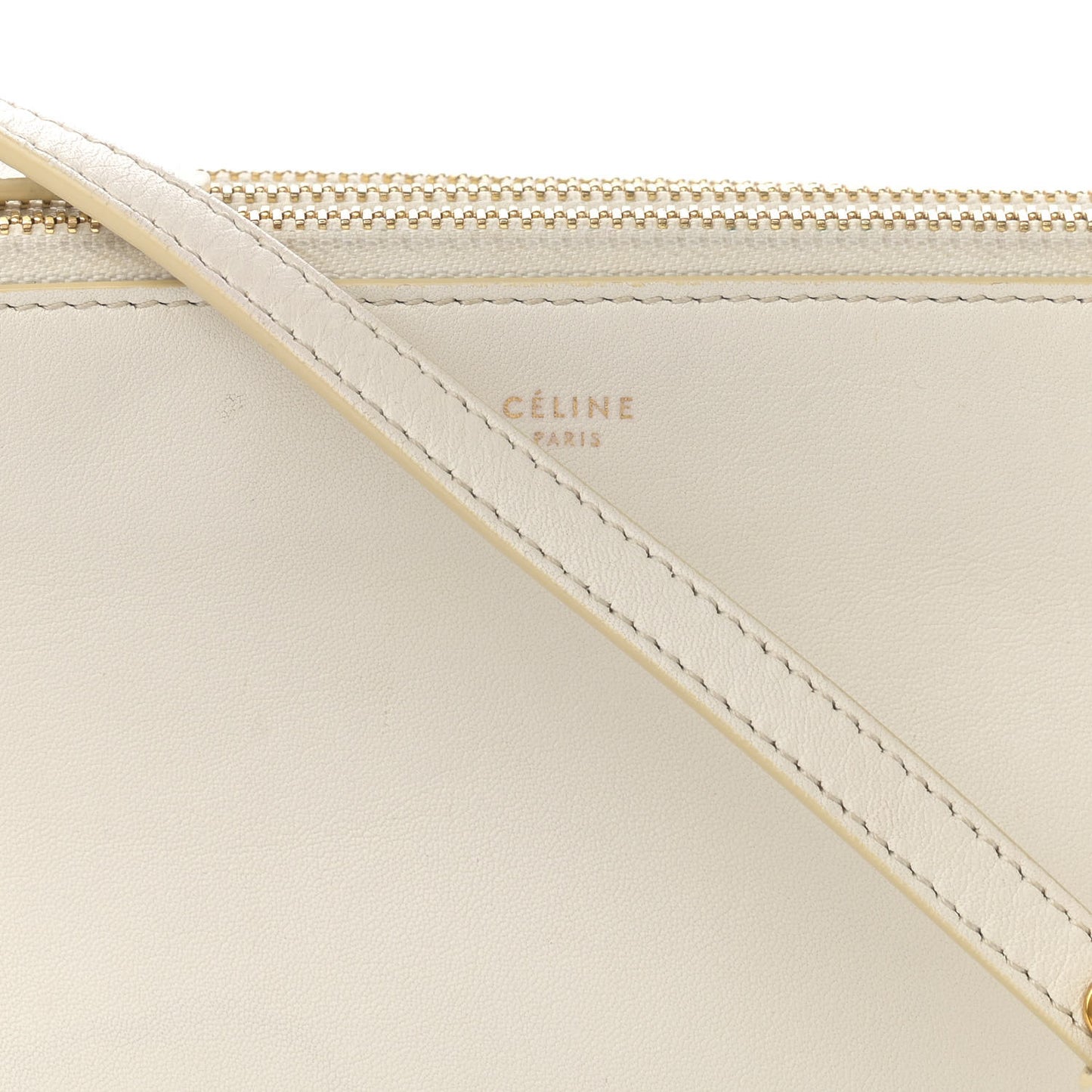 Lambskin Small Trio Crossbody Bag White