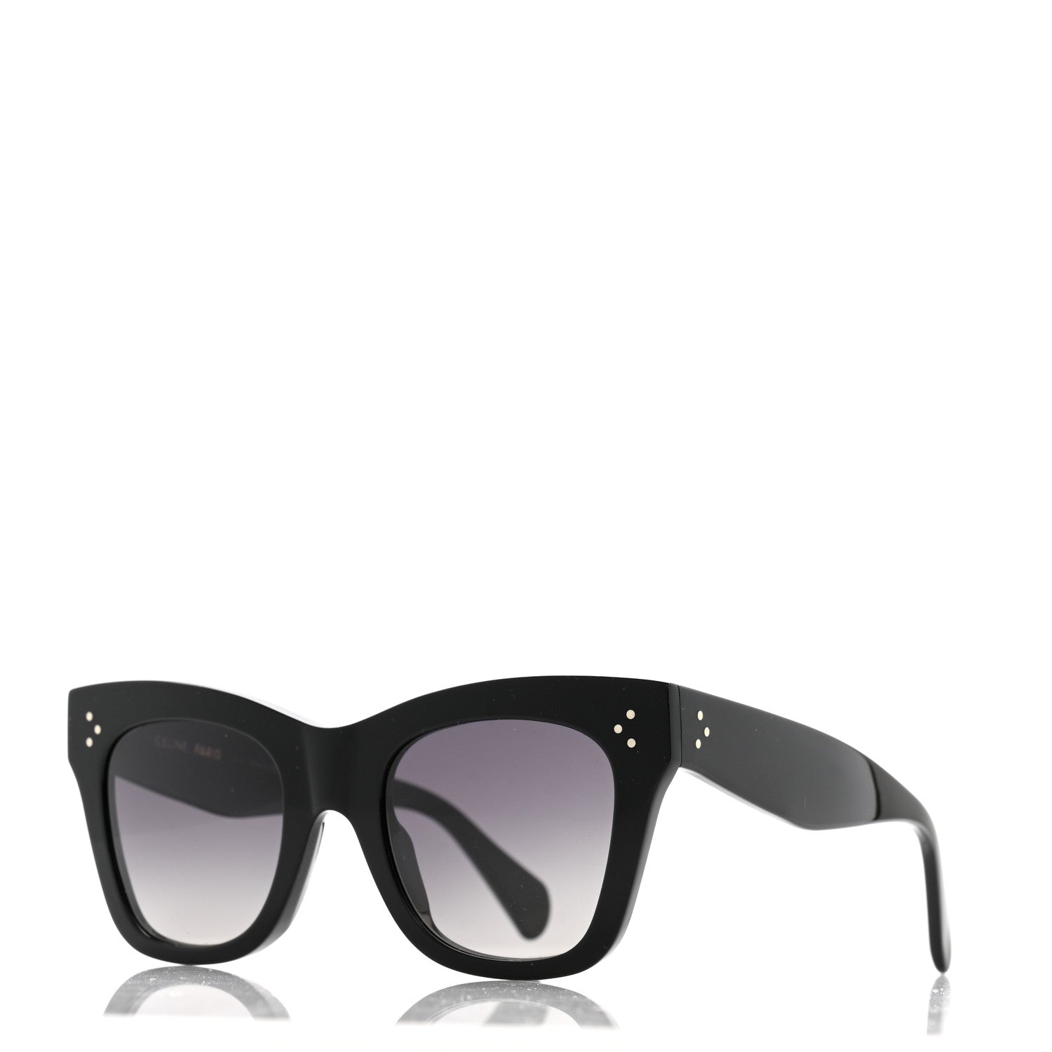 Celine Polarized Sunglasses CL4004IN Black 1 of 7