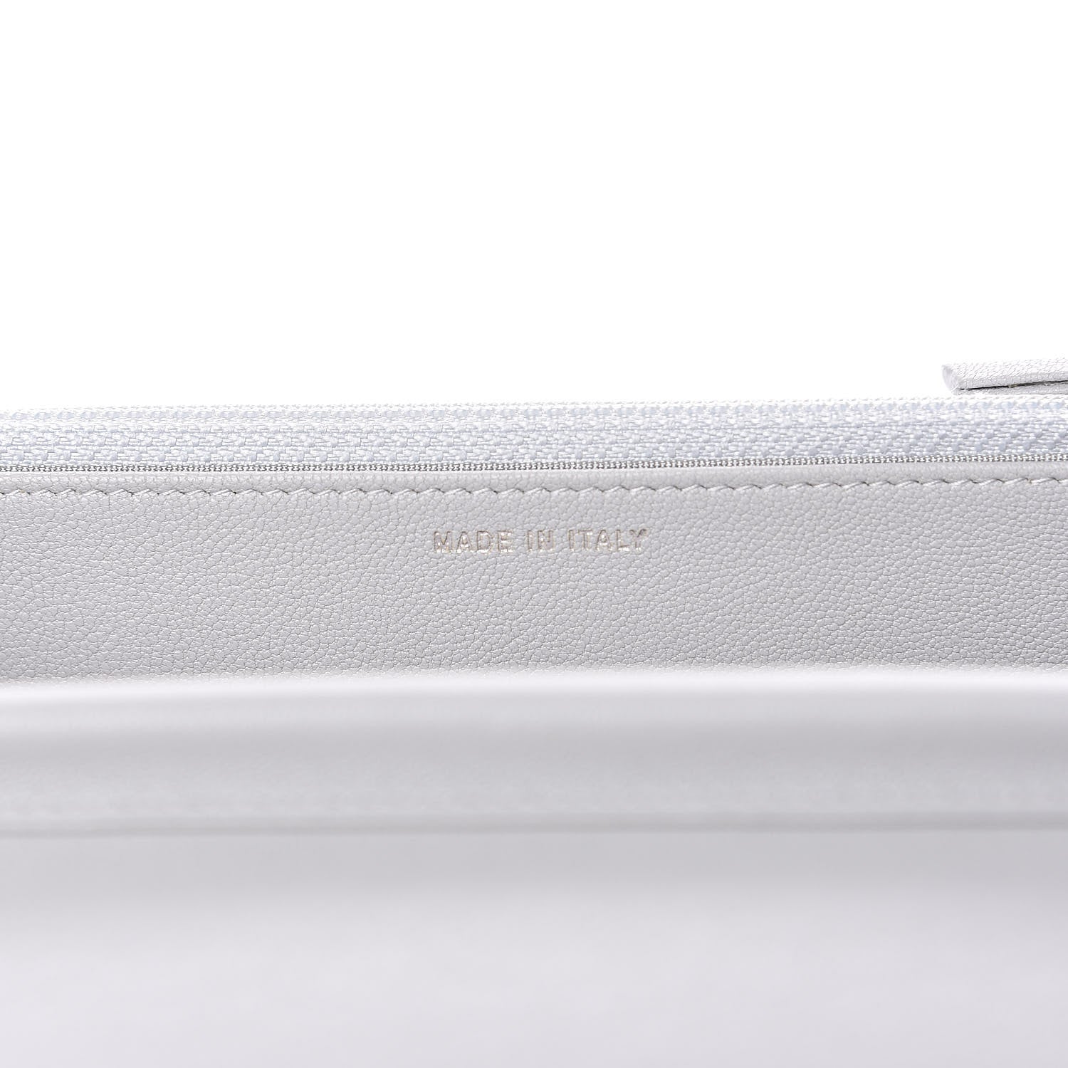 Chanel Grained Calfskin Quilted CC Box Wallet On Chain WOC Grey 7 of 12