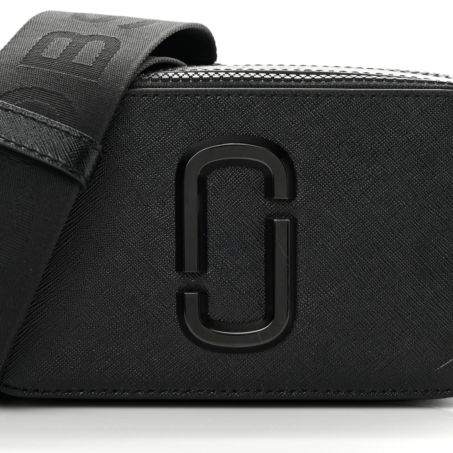 Saffiano Snapshot Camera Bag Black