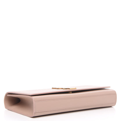 Saint Laurent Grain De Poudre Classic Monogram Cassandre Clutch Blush 4 of 10