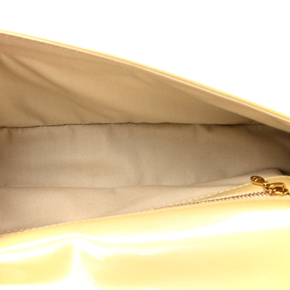 Louis Vuitton Patent Sobe Clutch Blanc Corail 5 of 11