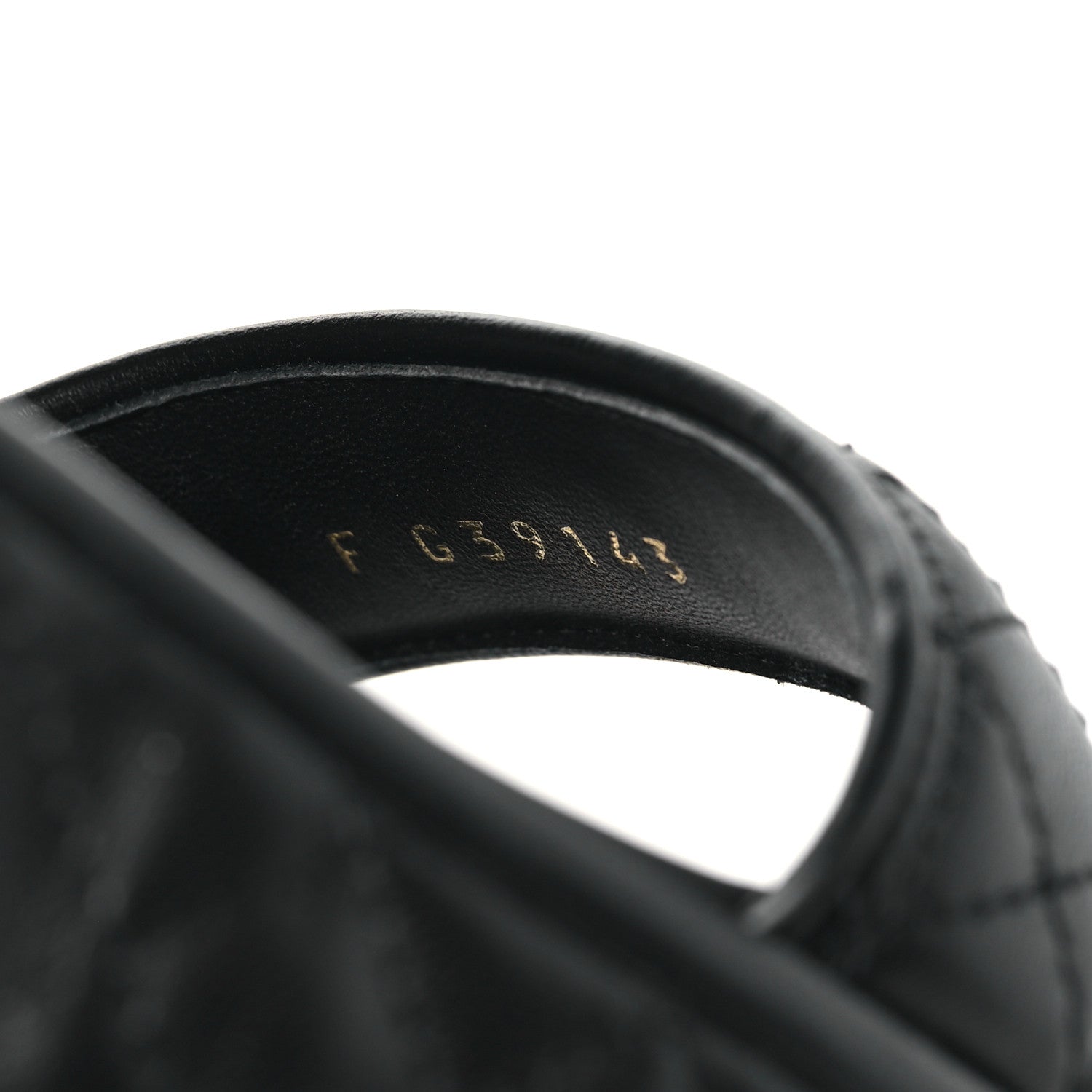 Chanel Lambskin Quilted Platform Sandals 39 Black 8 of 9