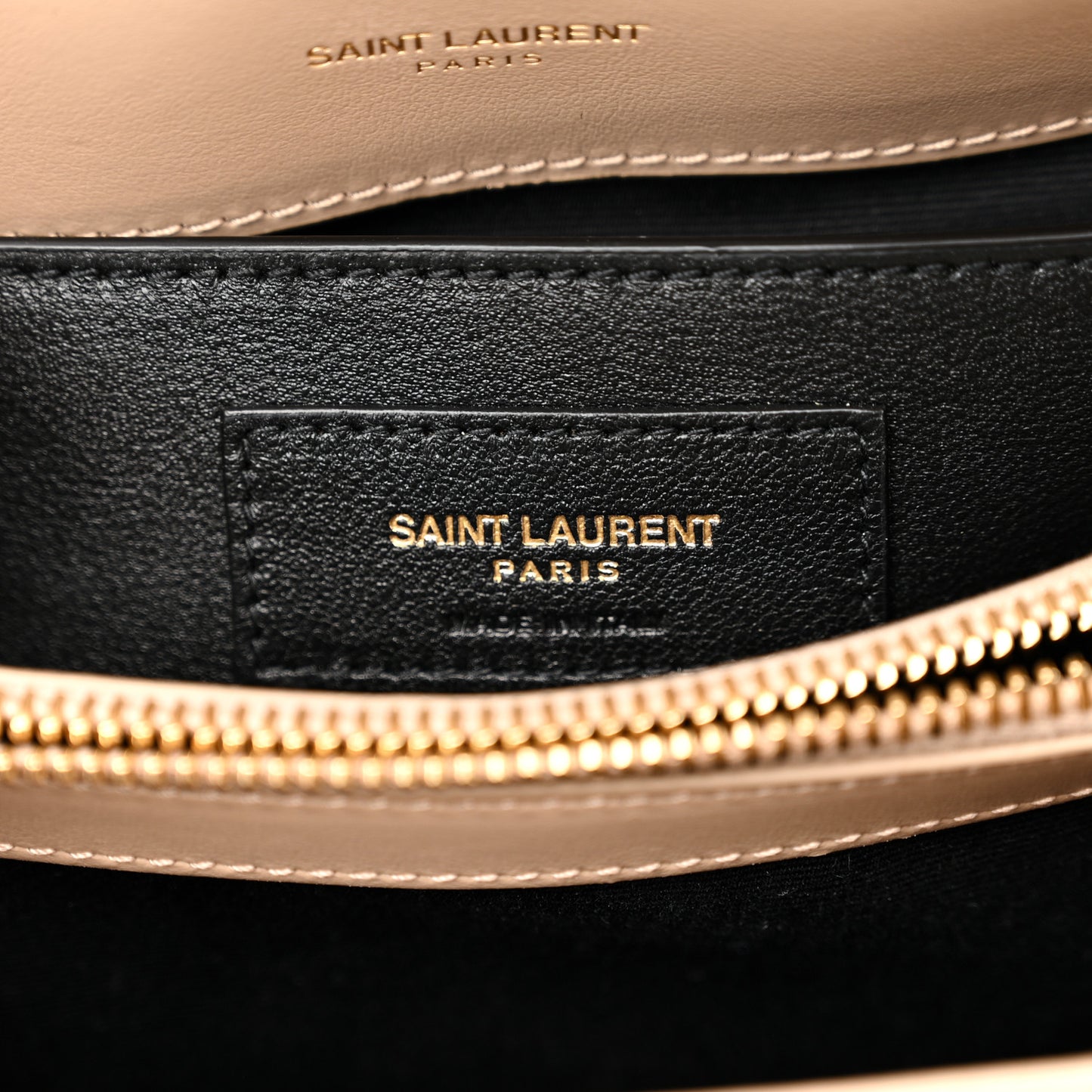 Calfskin Y Quilted Monogram Small Loulou Chain Satchel Dark Beige