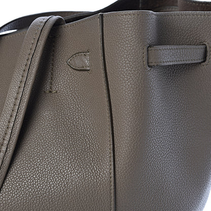 Celine Soft Grained Calfskin Medium Belt Cabas Phantom Taupe 12 of 21