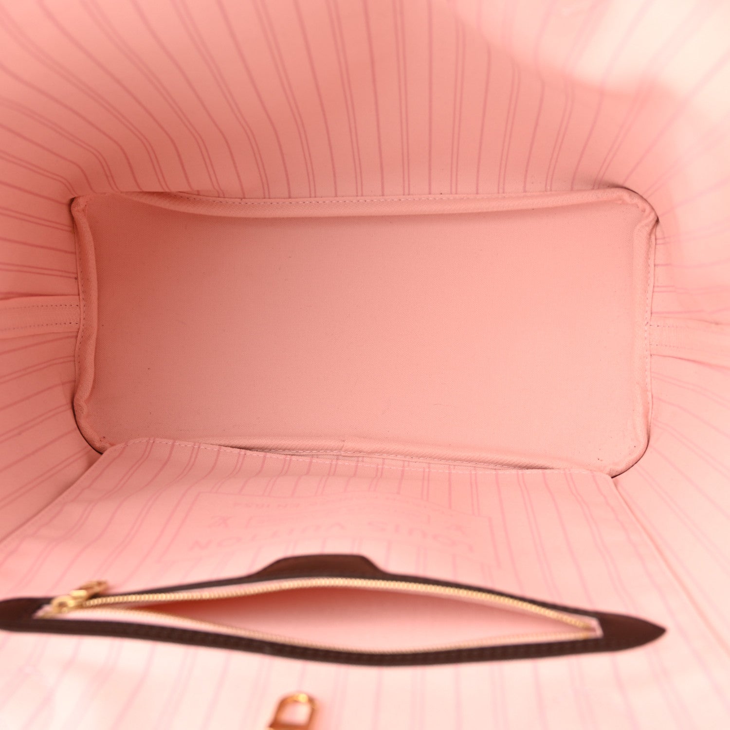Louis Vuitton Damier Ebene Neo Neverfull MM Rose Ballerine 6 of 11
