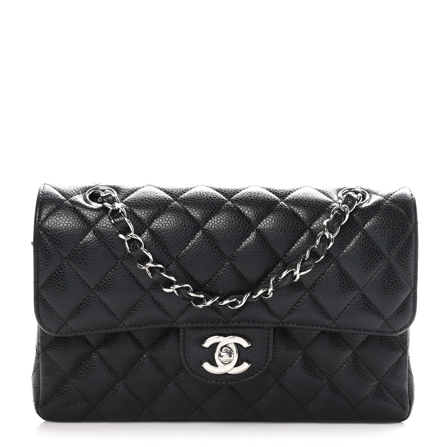 Chanel Caviar Quilted Small Double Flap Black 1 of 10