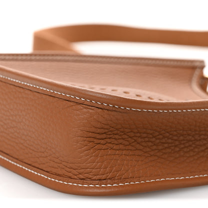 Hermes Taurillon Clemence Evelyne TPM Gold 10 of 11