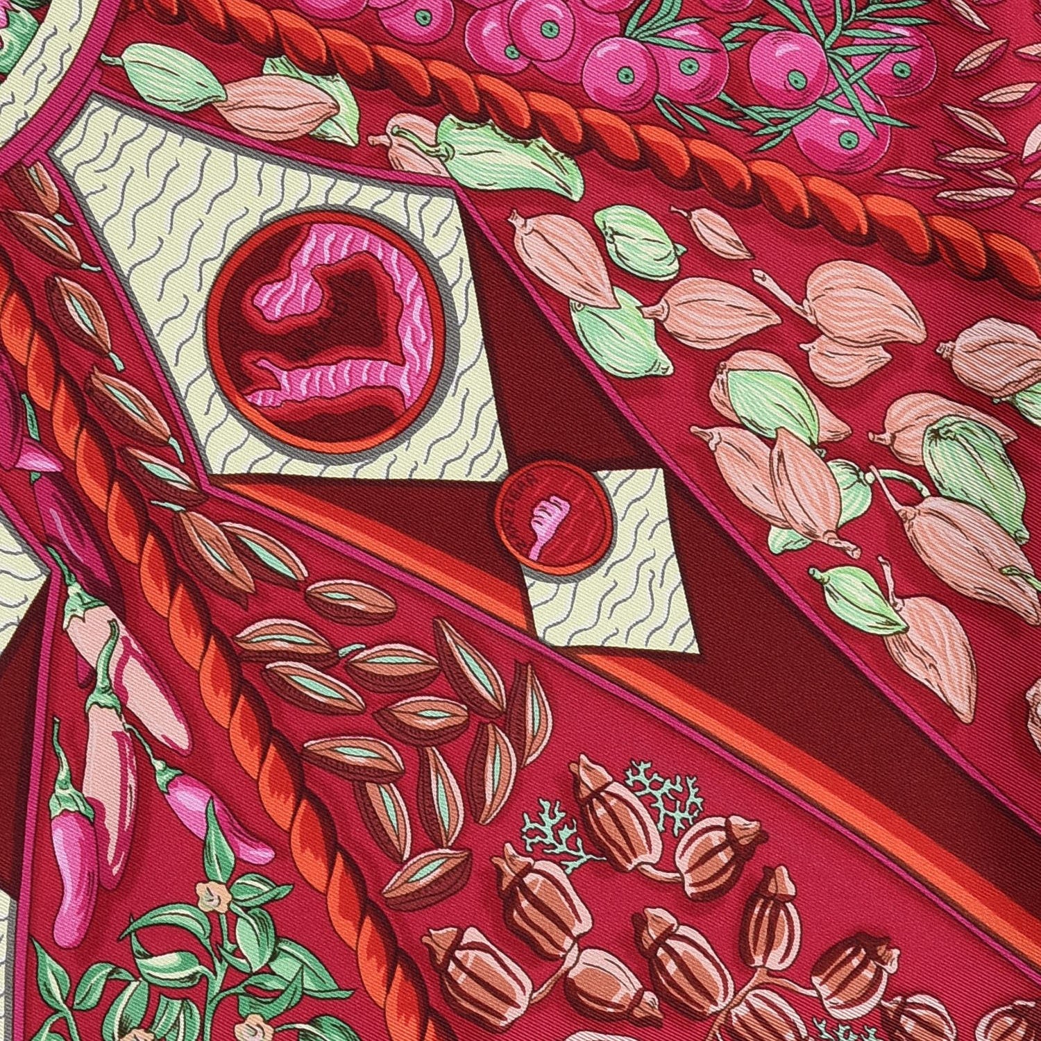 Hermes Silk Aux Pays Des Epices Scarf 90 6 of 8