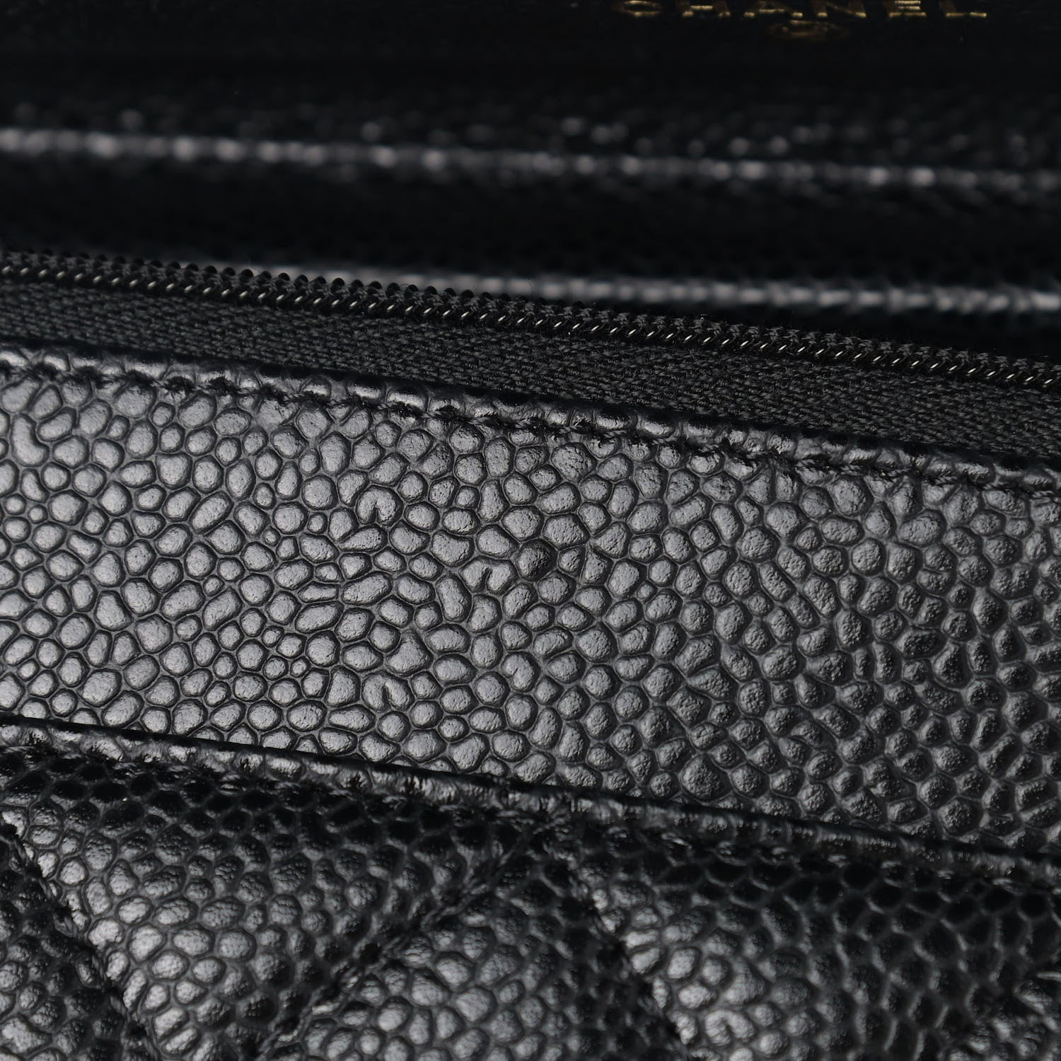 Chanel Caviar Quilted Wallet On Chain WOC Black 12 of 12