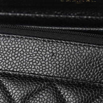 Chanel Caviar Quilted Wallet On Chain WOC Black 12 of 12