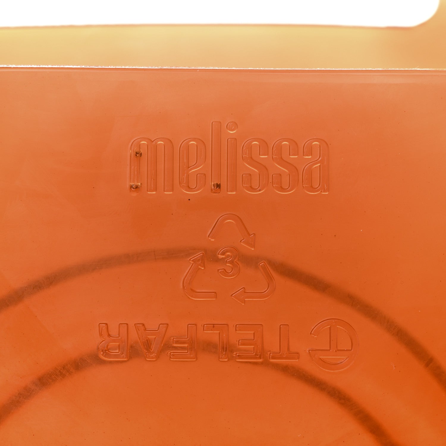Telfar x MELISSA Jelly Large Shopping Bag Clear Brown 6 of 9