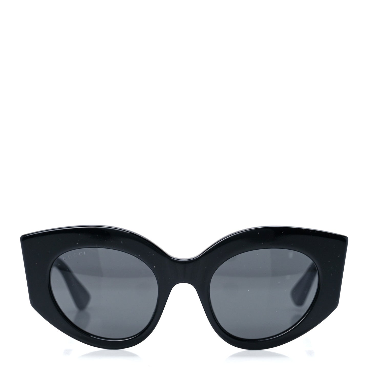 Acetate Oversized Rectangle Frame Web Sunglasses GG0275S Black