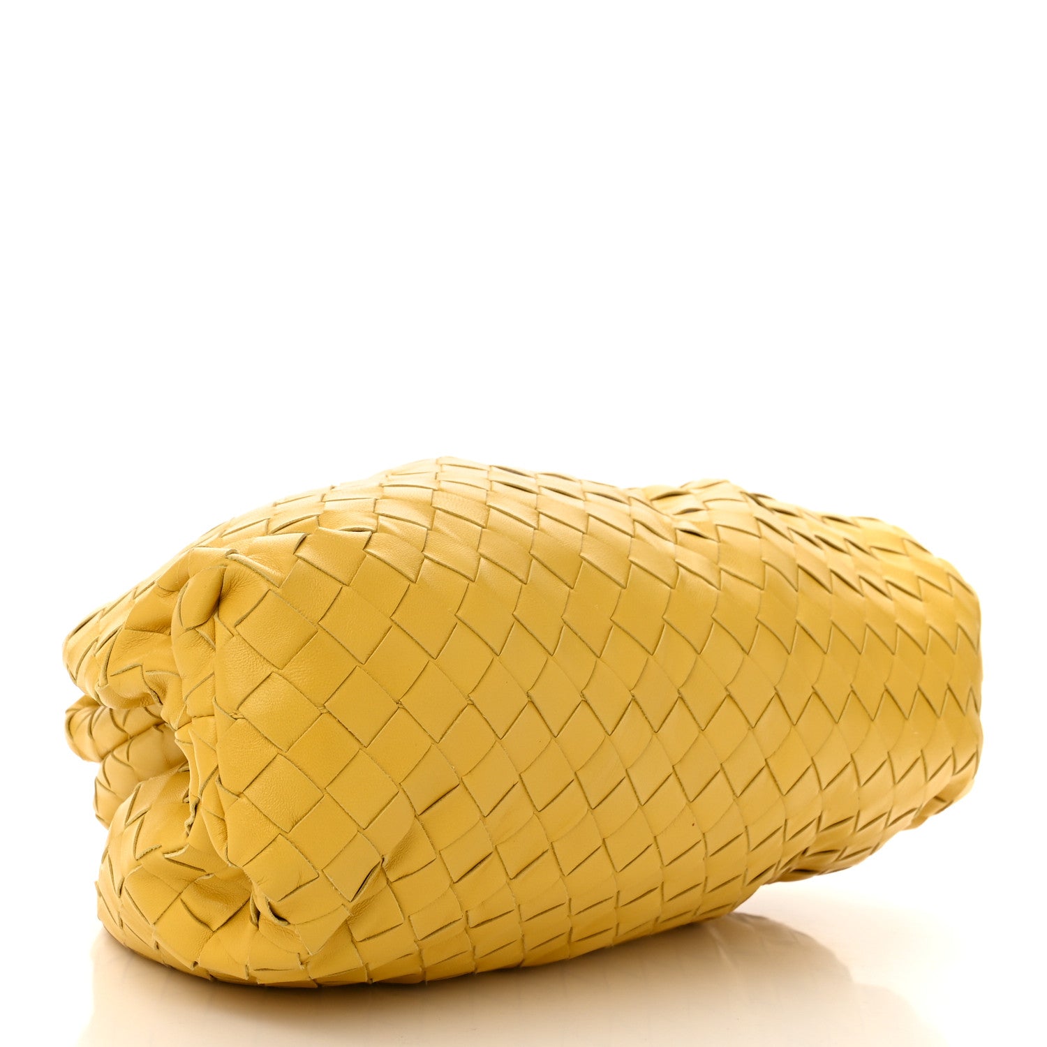 Bottega Veneta Nappa Maxi Intrecciato The Pouch Oversized Clutch  Corn 3 of 9