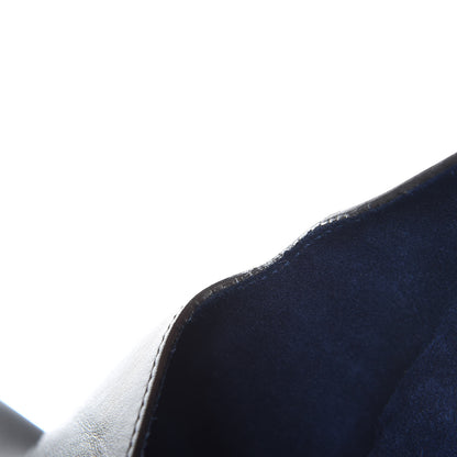 Celine Smooth Calfskin Large Bi-Color Tie Knot Tote Black Navy 11 of 20