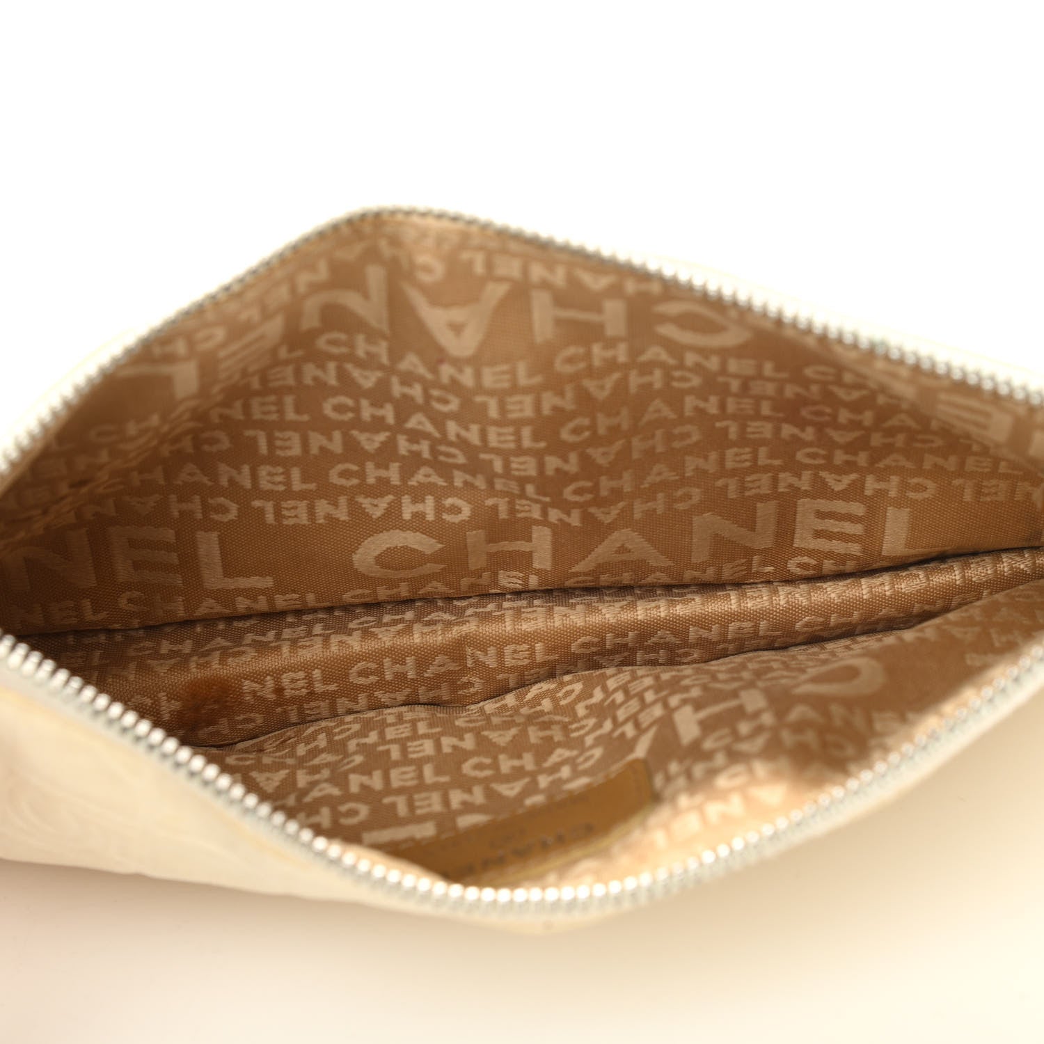 Chanel Lambskin Precious Symbols Pochette Beige 5 of 12