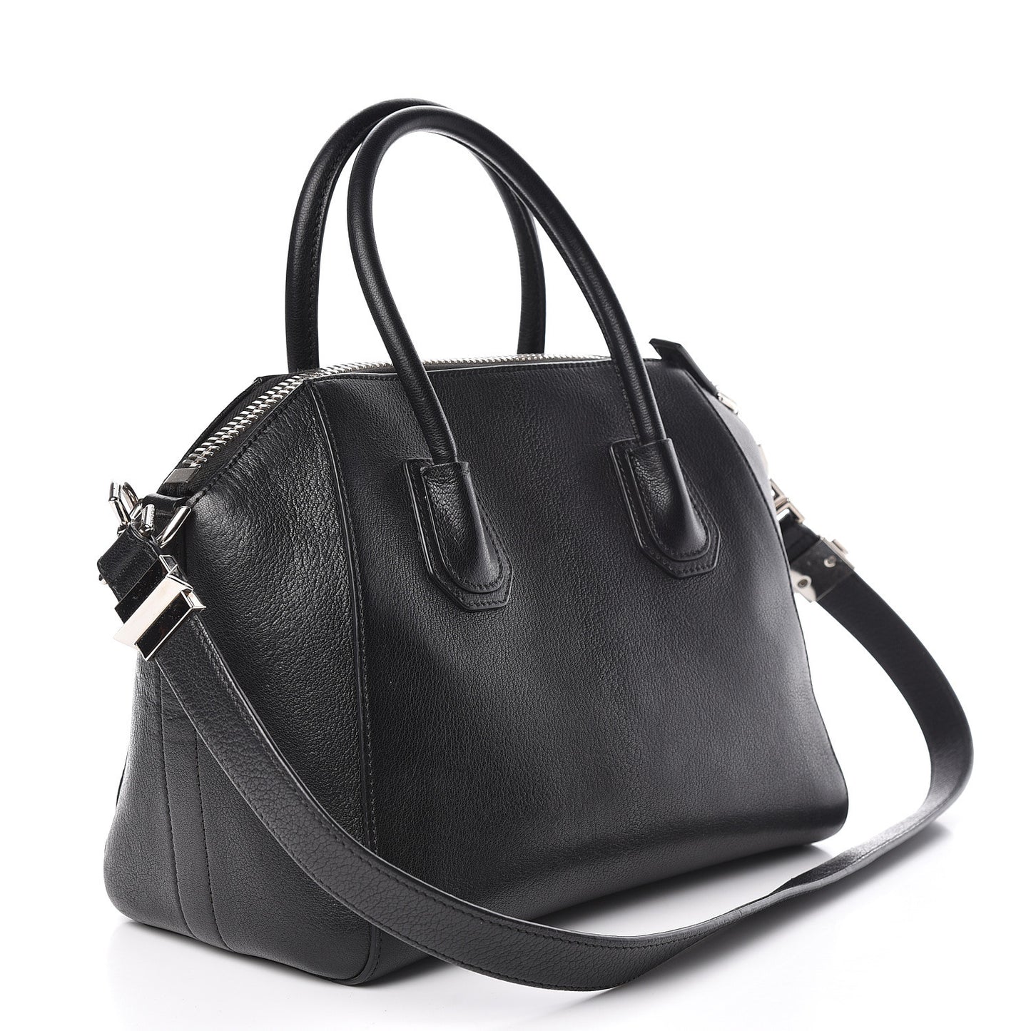 Sugar Goatskin Small Antigona Black
