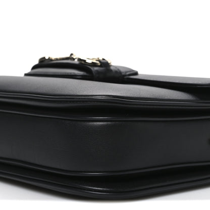 Gucci Ciny Lux Calfskin Horsebit 1955 Soft Small Shoulder Bag Black 10 of 10