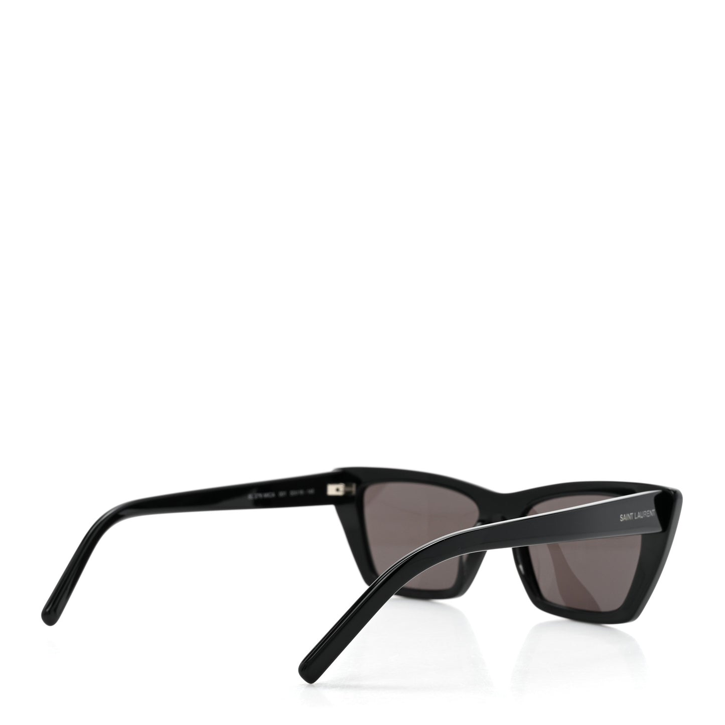 Acetate Mica Cat Eye Sunglasses SL 276 Black