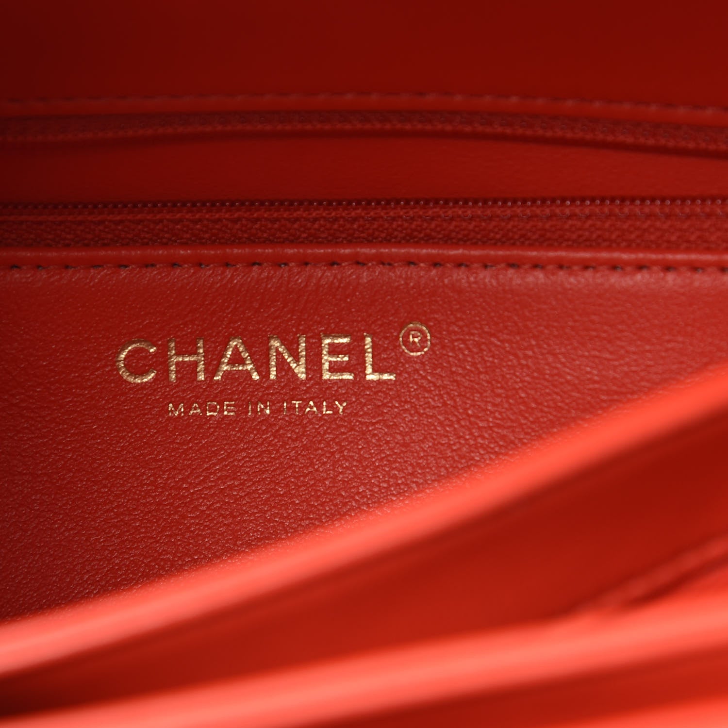 Chanel Lambskin Chevron Quilted Small Trendy CC Dual Handle Flap Bag Red 6 of 12