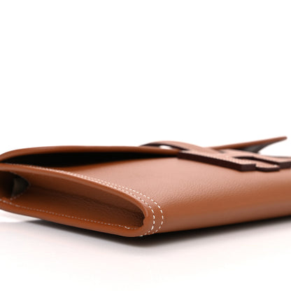 Hermes Evercolor Jige Elan 29 Clutch Gold 9 of 10
