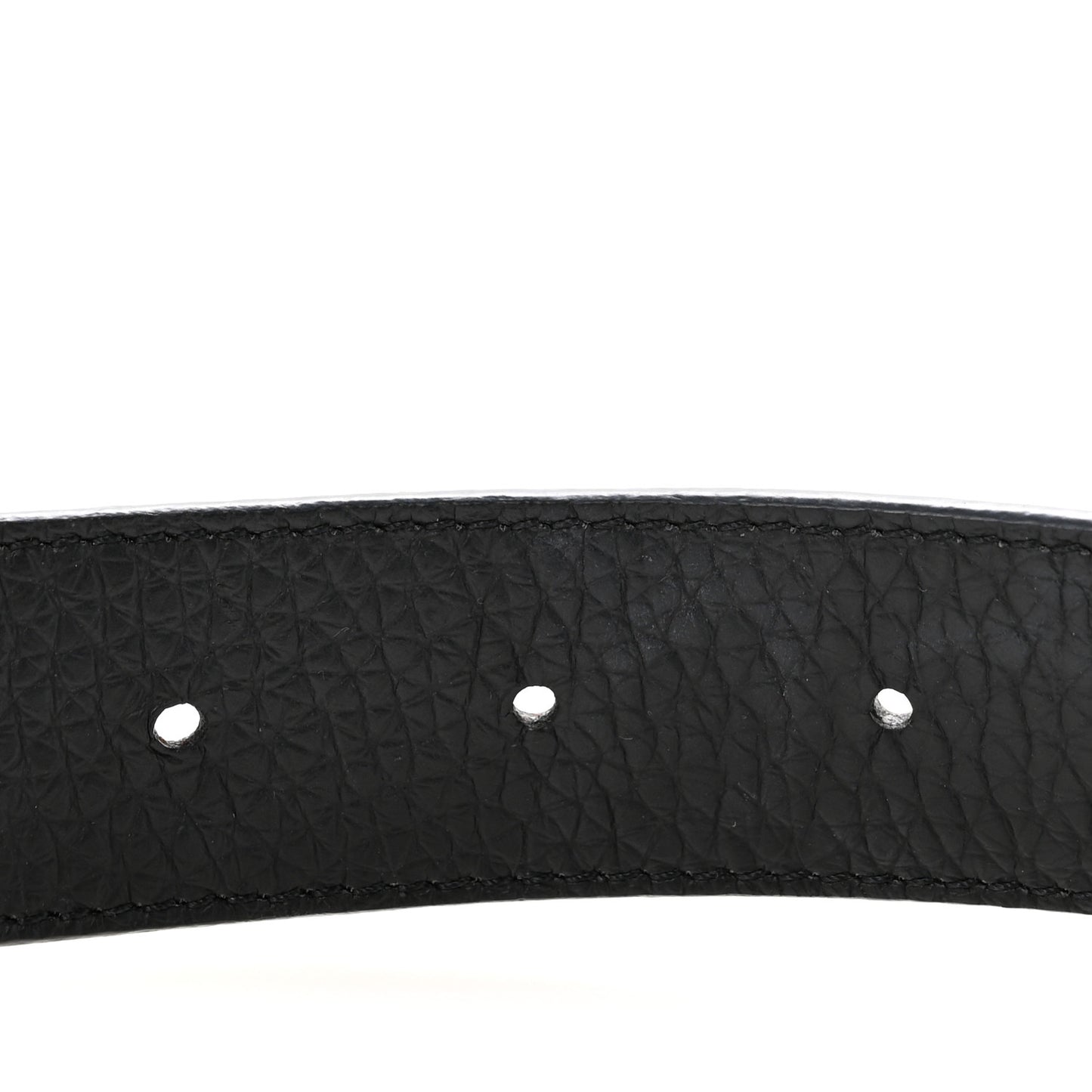 Taurillon Calfskin 30mm LV Initiales Reversible Belt 90 36 Black