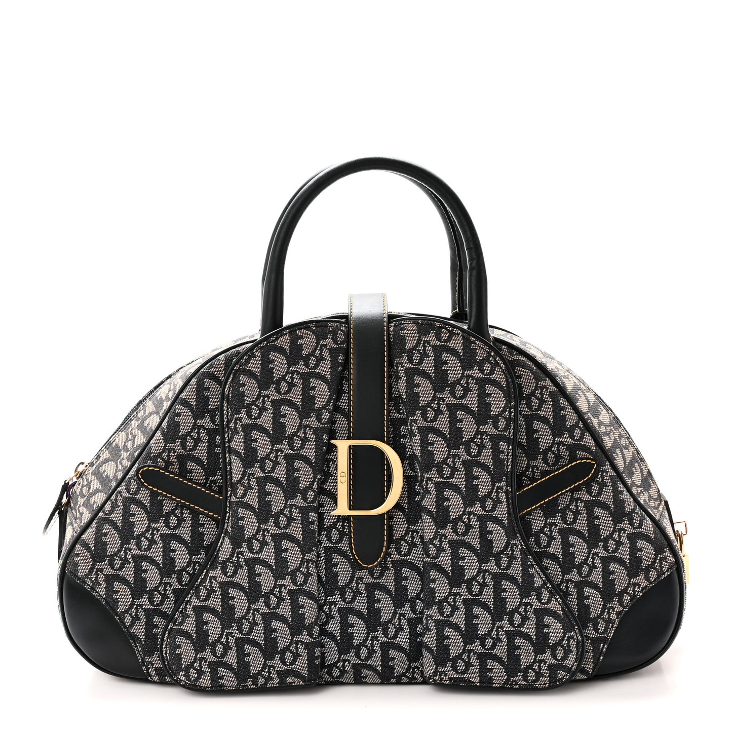 Monogram Mini Saddle Bowler Navy