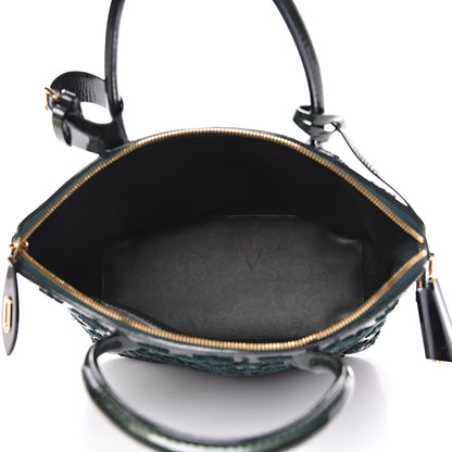 Louis Vuitton Patent Lambskin Fascination Lockit Vert Fonce 5 of 11