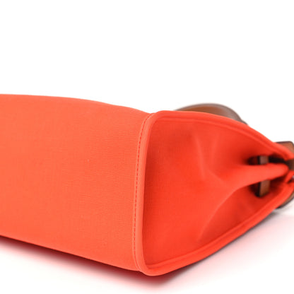 Hermes Toile Vache Hunter Herbag Zip 31 PM Orange 11 of 13