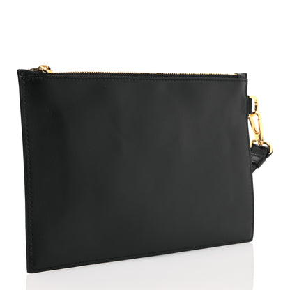 Versace Calfskin La Medusa Large Pouch Black 3 of 8