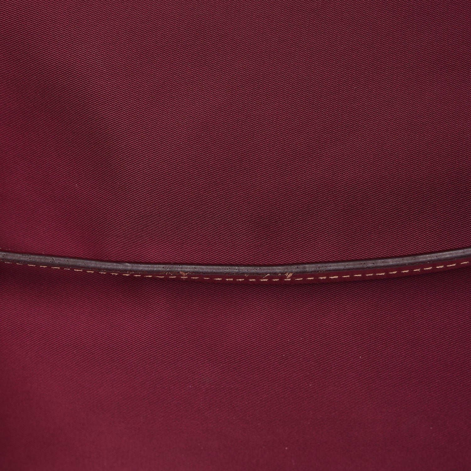 Prada Tessuto Nylon Saffiano Tote Wine 9 of 12