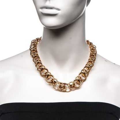 Chanel Chain Short Necklace Gold 2 of 4