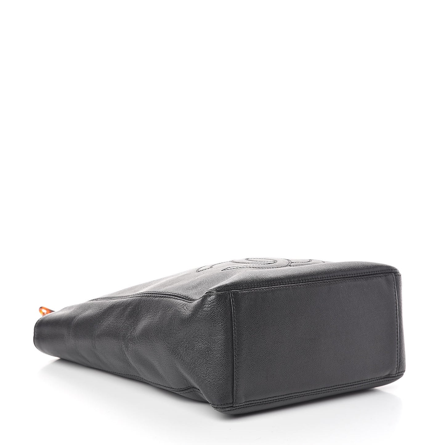 Caviar Bekko Chain CC Shopping Tote Black