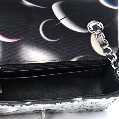 Chanel Canvas Sequin Mini Rectangular Flap Black 4 of 4