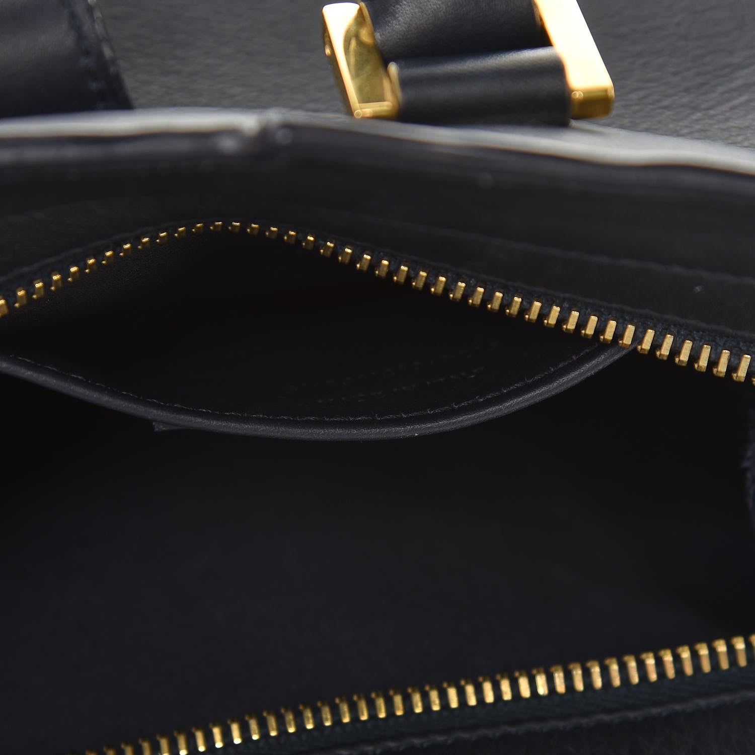 Saint Laurent Calfskin Small Classic Y Cabas Navy Blue 7 of 20