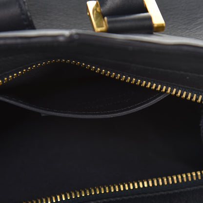 Saint Laurent Calfskin Small Classic Y Cabas Navy Blue 7 of 20
