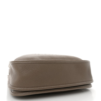 Hermes Taurillon Clemence Evelyne III PM Etoupe 4 of 10