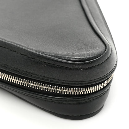 Balenciaga Calfskin M Triangle Pouch Black 15 of 15
