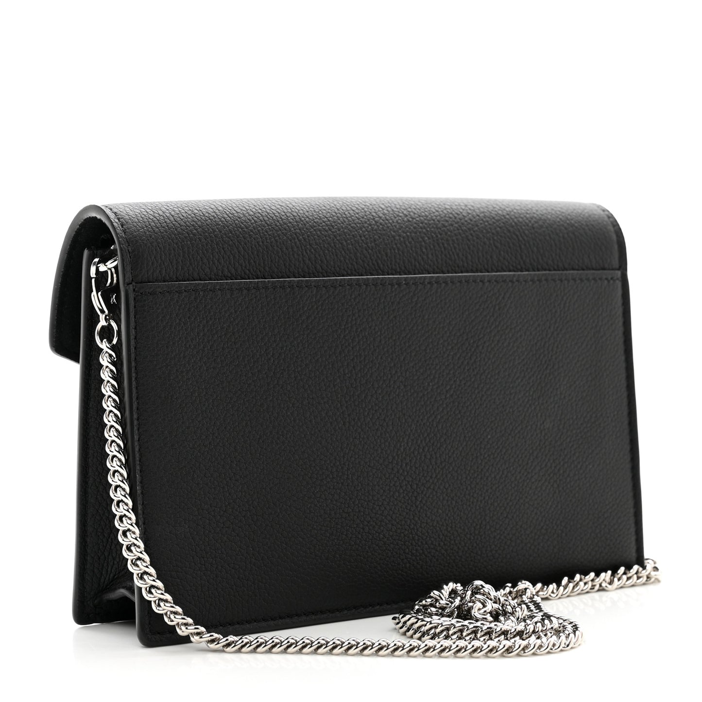 Soft Calfskin My Lockme Chain Pochette Black
