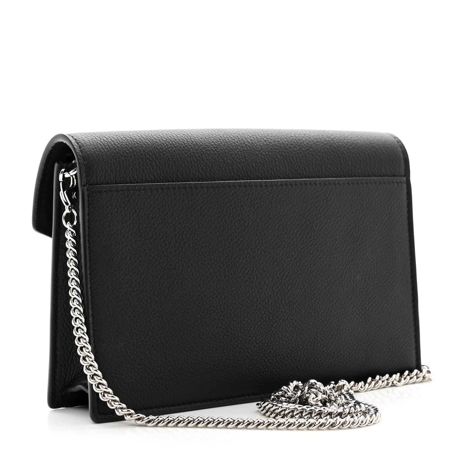 Louis Vuitton Soft Calfskin My Lockme Chain Pochette Black 3 of 11